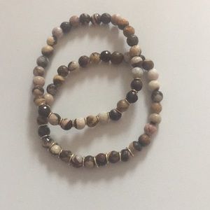 Stretch bracelet genuine stone